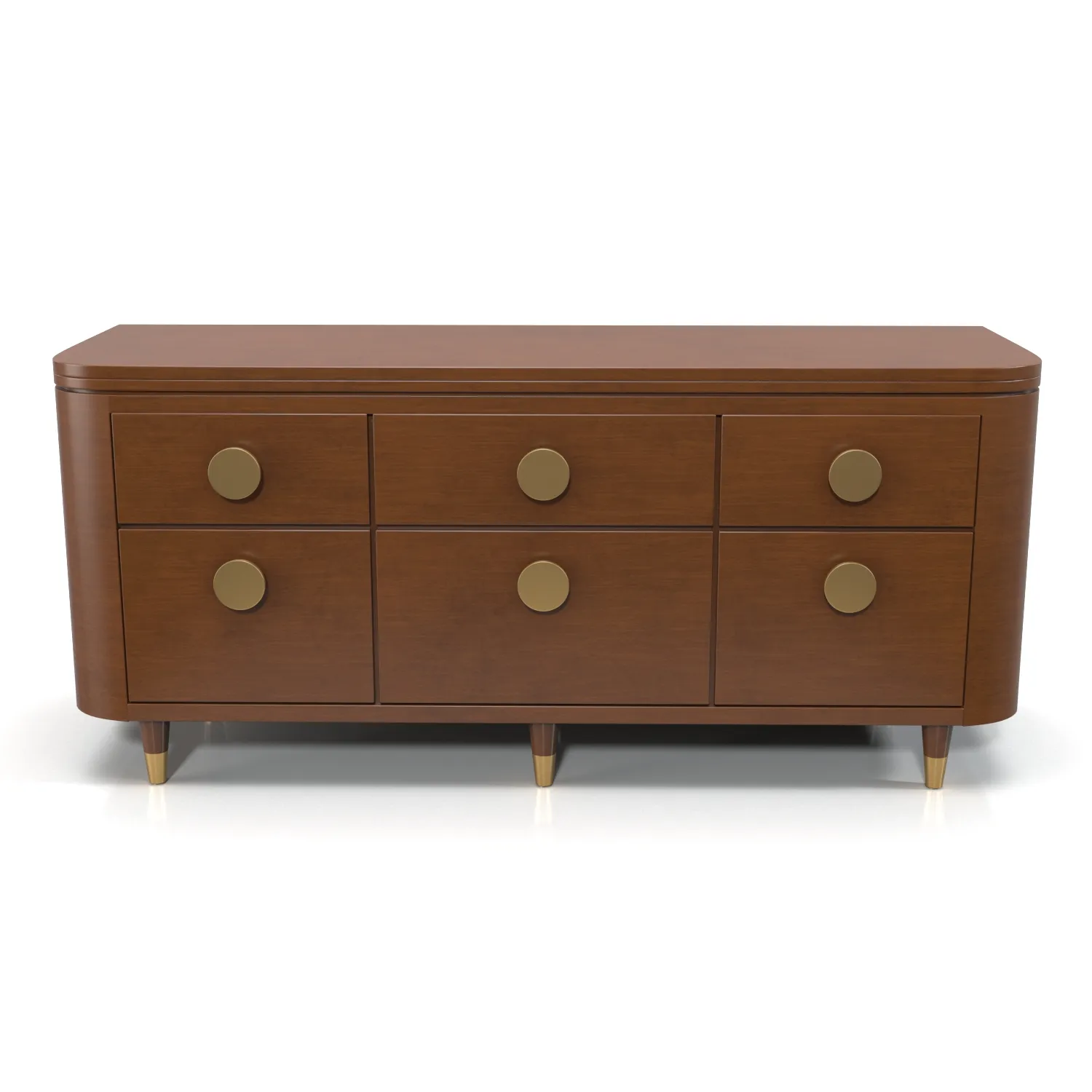 Finn 6 Drawer Dresser PBR 3D Model_04